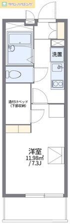 レオパレスアドラーブルの物件間取画像